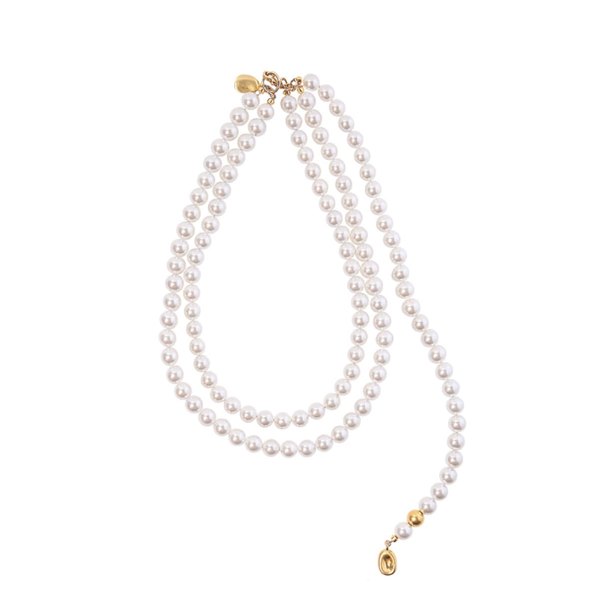 [바잉] multi pearl necklace